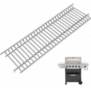 Hisencn Grill Warming Rack for Nexgrill 720-0888 720-0888S 720-0830X 720-0830XF 720-1008, 25.7"L x 7.2"W Warming Upper Rack for Nexgrill Replacement Parts 5 Burner Grill, Stainless Steel Top Rack