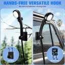 2026 Upgraded Portable Camping Shower with Heater,2000W Camping Water Heater with Shower Head 3 Spray Modes,6000mAh Rechargeable Camping Shower Pump with LED Display,Outdoor Heated Camp Shower for Car