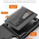 for Samsung Galaxy S26 Plus Case Wallet with Card Holder (4-5Cards)-Black | [RFID Blocking][Kickstand][Military Drop Protection] Full Camera Protection Wallet Case for Samsung S26 Plus