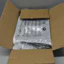 ASGYISA 8-Lights Semi Flush Mount Ceiling Light Fixture Modern Metal Black Sputnik Chandeliers with E26 Bulb Base Close to Ceiling Light for Kitchen Dining Room Living Room Hallway Bedroom