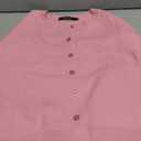 Trendy Queen Cropped Cardigan Sweaters for Women Lightweight Y2k Fall Outfits Spring Fashion Clothes 2026 Pink M