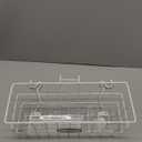 Drive Medical 10200B Walker Basket, Basket for Folding Walker with Cup Holder, White