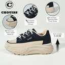 Sneakers for Women,Lace Up Thick Soled Non Slip Sports Shoes, Breathable, Stylish,Running,Shopping,size 9