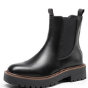 DREAM PAIRS Women's Chelsea Ankle Boots Square Toe Fashion Low Heel Lug Sole Platform Fall Booties Shoes, 8.5 Size