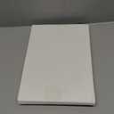 Makeup Bag for Women 3PCS Quilted Cotton Make Up Bag Travel Cosmetic Bag Large Makeup Bag Set Cute Bow Makeups Purse Organizer Floral Toiletry Pouch (White)