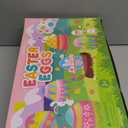 LEASEN [ 6 Surprise Golden Eggs ] 100 Pack 3 Inch Large Plastic Easter Eggs, Bright Colors Eggs Bulks Empty Easter Eggs Fillable for Easter Hunt, Easter Party Favor, Basket Stuffers Fillers