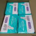 Amazon Basics Ultra Thin Pads with Flexi-Wings for Periods, Extra Heavy Overnight Absorbency, Unscented, Size 5, 24 Count, 4 Pack (Previously Solimo)