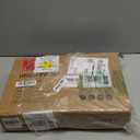 File Organizer Desktop, Wood Desk Organizer with 3 Adjustable Shelves, Mail Paper Sorter for Office, Home, File Holders for Envelopes, Mail Supplies or Magazines, Rustic Brown