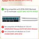 Seorsok Compatible with MacBook Air 13 Inch Case2022 2021 2020 2019 2018 Release A1932 A2179 M1 A2337 Touch ID,Cute Plastic Hard Shell Case with Keyboard Cover,Lemon