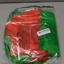 200 Red & Green Merchandise Bags1.5Mil Thick 100 Red and 100 Green 9"x12" Glossy Suitable for Retail And Boutique With Handles