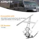 NPAUTO Front Left Driver Side Power Window Regulator with Motor Replacement for 03-08 Toyota Corolla 2003 2004 2005 2006 2007 2008, 741-505