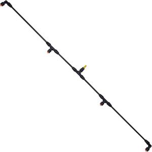 4-Nozzle Poly Boom Wand with 3/8" Brass Fitting  Convertible to 2 Nozzles, Lightweight for Garden, Farm (Boom Wand 01)