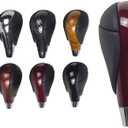 Automatic Leather with Walnut Wood Gear Shift Knob for Lexus ES300h ES350 GS350 GS450h IS350 LS460 LS600h RX350 RX450h  (Brown Wood)