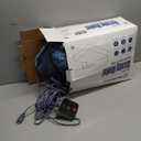 Westinghouse Electric Blanket King, Flower Jacquard Heated Blanket King Size with 10 Heating Levels and 1-12 Hours Auto-Off, Flannel to Sherpa Reversible, Machine Washable (90" x 100", Blue)