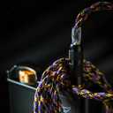 Yongse 1947 Single Crystal Copper Silver Plated Headphone Cable - 5N-0CC Copper Litz Upgrade Cable, Custom Length, Professional Audiophile Design (3.5mm QDC)