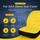LP95233 Waterproof Seat Cover Cushioned with Oxford 300D Fabric for John Deere Compact Utility Tractor Seat Cover Back Up to 18" High Compatible with 3E/3RSeries, 4M Series,1023E Tractor