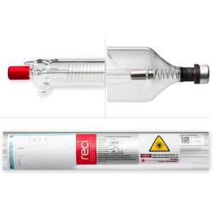 Cloudray RECI CO2 Laser Tube W2 CO2 Glass Laser Tube, 90W 100W Length 1200mm S2 Z2 Dia 80mm For CO2 Laser Engraver Cutting Machine