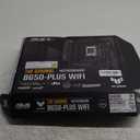 ASUS TUF GAMING B650-PLUS WIFI AMD B650 AM5 Ryzen Desktop 9000 8000 and 7000 ATX motherboard, 14 power stages, PCIe 5.0 M.2 , DDR5 memory, WiFi 6 and 2.5 Gb Ethernet, USB4 support Aura Sync