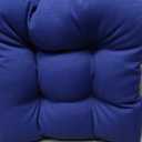Arden Indoor/Outdoor Rocking Chair Or Wicker Chair Cushion, 2-Pack, 20 x 18, Water Repellent, Rain Proof, Fade Resistant Cushion for Rocking Or Rounded Back Chair Cobalt Blue Texture