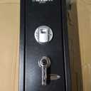 Barska Biometric Rifle Gun Safe – Quick Access Fingerprint Long Gun Safe for Home, DOJ Approved, Silent Mode, Removable Shelf, Backup Keys & Battery