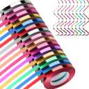 Shappy 15 Rolls Curling Ribbon 1/5" Wide x 11 Yards Total 165 Yards Balloon String Curly Shiny Metallic Roll Assorted Colors for Art Craft Gift Wrapping Florist Wedding Festival Decor(Elegant Color)