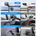 andobil Upgrade Tesla Phone Mount [Strong Magnet & Foldable] MagSafe Car Mount for Tesla New Model Y Juniper Model 3, 360 Adjustable Tesla Phone Holder fits iPhone 17 16 15 Pro Max, Tesla Accessories
