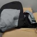 FH Group Flat Cloth Full Set Car Seat Covers Three Row 7 Seater - Universal Fit for Cars, Trucks & SUVs Gray