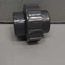 NDS U-1250-S PVC Pipe Fitting, 1-1/4-Inch Slip Union, Schedule 80, EPDM O-Ring, Gray