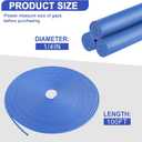 Backer Rod Caulk Saver Blue EPDM Backer Rod for Gaps and Joints Backing Rod Concrete Filler Rubber Backer Rod Joint Filler for Driveway and Wall Cracks (1/4 Inch x 100 ft)