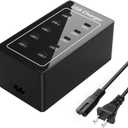 USB C Charger, 50W USB Charging Station for Multiple Devices, 10-Ports Power Hub Strip Smart Plug Charging Dock Charge Block Compatible with iPhone/Google/Tablet and More