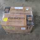 COMHOMA Recliner Chair, Swivel Rocker Recliners, Reclining Sofa with Side Pockets, Cup Holders for Living Room, Bedroom (Black)