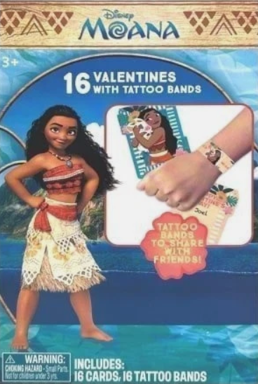 Exchange Cards Tattoo Arm Bands Moana 2 Pack