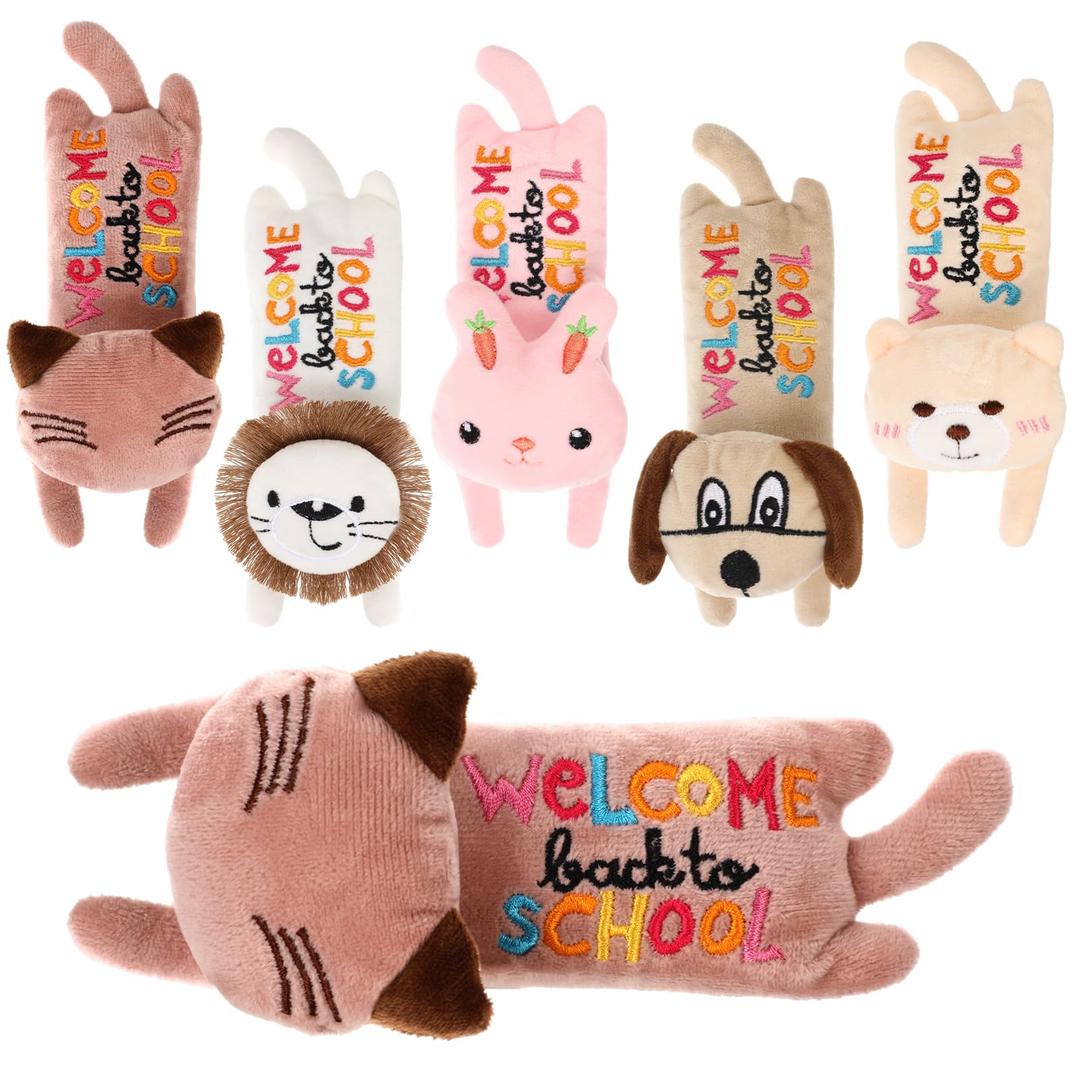 Blueweenly 30 Pcs Mini Stuffed Animals Bulk, Cute Soft Small Animals for Valentines Day Stocking Stuffers, Employee Appreciation Gifts(Welcome)