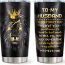 Gifts for Husband, Valentines Day Husband Gifts, Husbands Birthday Gift Ideas, Birthday Gift for Husbands from Wife, Best Presents for Him Tumblers Mug 20oz(1pc)