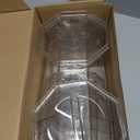 Lifewit 1 Gallon Drink Dispenser for Parties 2 Pcs, 4L Plastic Beverage Container with Stand for Juice/Tea/Soda & Lemonade, Clear Water Pitcher with Spigot for Mimosa Bar Hosting 39 x 16 cm/15x6"