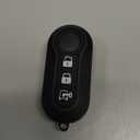 SUPALAND Key Fob Shell Case Replacement for Ram ProMaster 1500 2500 3500 Fiat 500 500L Panda Ducato Bravo 2010-2021 Keyless Entry Remote Control 3 Button Pad Cover Uncut Flip Key Fob Cover RX2TRF198