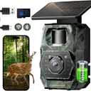 MAXDONE Trail Camera WiFi Bluetooth - 4K 64MP Game Cameras with Night Vision Motion Activated Waterproof, with 5200mAh Battery and 32GB Memory Card Cameras for Outdoor and Backyard