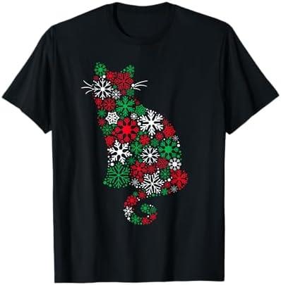 Christmas Cat T-Shirt, Size: XXL