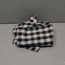 2PCS 28''x47'' Jumbo Christmas Drawstring Gift Bags, Santa Bags Extra Large, Buffalo Plaid Christmas Gift Bags Santa Sack with Drawstring,Heavy Xmas Bags for Xmas Holiday Gift Giving and Party Decor (Black and White Grid)