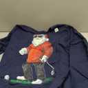 Santa Playing Golf Christmas Golfer Xmas Sweatshirt Small