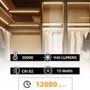 coospider-repta F15T8 18 Inch 15W T8 Fluorescent Replacement Tube Bulb Warm White 3000K Medium Bi-Pin G13 Base 2ct