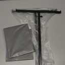 uxcell Purse Display Stand T Shaped Metal 2 Pack Adjustable Handbag Rack Double Hook Holder Necklace Organizer for Home Boutique Store - Black