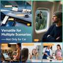 Magnetic Car Phone Holder, Universal 360 Dashboard Suction Cup Mount for Driving, Gym or Office, Foldable Vacuum Phone Holder for iPhone