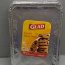 Glad Disposable Bakeware Aluminum Rectangular Cookie Sheets for Baking and Roasting, 12 Count-16" x 11" x 0.25" - Textured, Made from Aluminum - Baking Sheets, Baking Pans, Foil Cookie Sheet