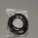 Guitar Cable 15ft 2-Pack, Tweed Cloth Braided Instrument Cable, 1/4 Inch Straight TS to Straight, for Electric Guitar/Bass/Amp, Black