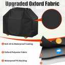 i COVER Grill Cover, 50 inch BBQ Grill Cover for Outdoor Grill, Waterproof BBQ Cover, Fade Resistant Barbecue Gas Grill Covers for Weber, Char-Broil, Nexgrill and More