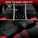 LASFIT Floor Mats Fit for Land Rover Range Rover Evoque 2011-2019, Custom Fit TPE All Weather Waterproof Floor Liners 1st & 2nd Row, Fit 5 Door and Coupe (Not for Convertible), Black, Easy to Clean