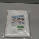 Waterproof Feather Proof Pillow Protectors 20x20 with Zipper Pack of 2 Soft Bamboo Viscose Terry Zippered Square Pillow Covers for Throw (White)