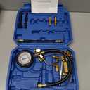 TU-114 Auto Fuel Pressure Gauge Tester Kit Gasoline Pressure MetersAutomobile Instrument Testing Tool(Blue)