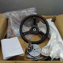 CARMOCAR Outboard Steering Rotary System Boat Kit with 13.5 Inch Steering Wheel,3/4" Tapered Shaft,10 Feet Boat Cable for Marine Outboard